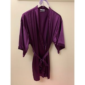 Silky Purple Robe